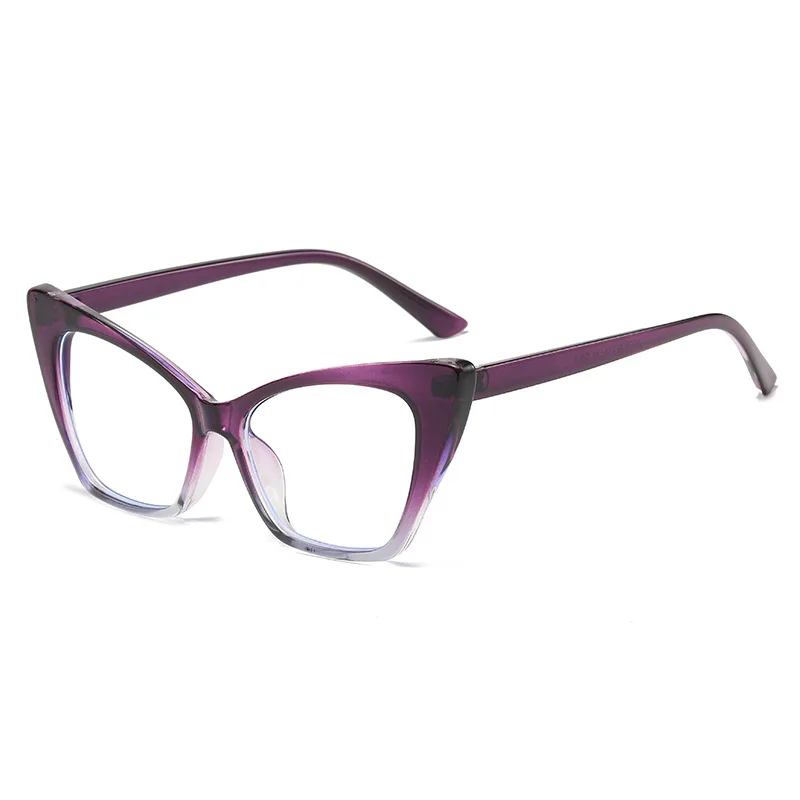 Lunettes anti-lumière bleue pour femmes, lunettes œil de chat, monture de lunettes rétro Ins, lunettes transparentes pour ordinateur, marque de créateur, 2025