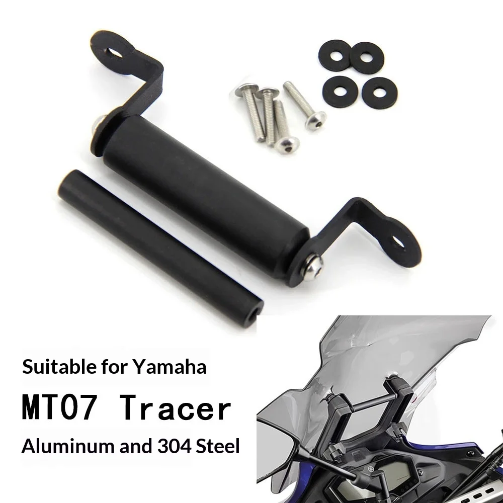 For Yamaha MT-07 Tracer 2016-2019 Phone GPS Mount Crossbar Navigation Bracket No-Drill Accesorios Moto Accessori Moto