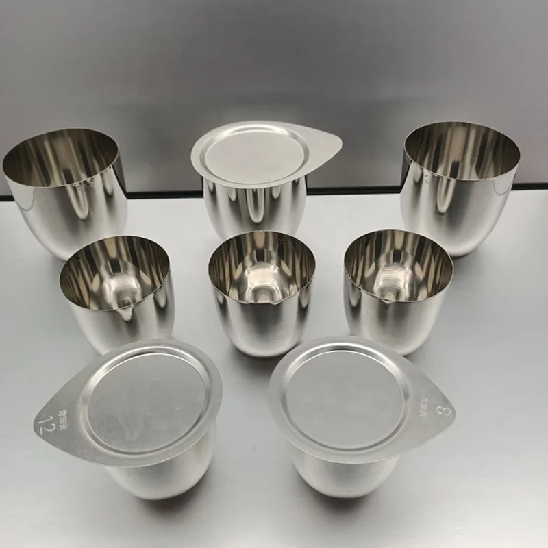 30ml/50ml Platinum Crucible with lid/cup for laboratory and Pt refurbish repair and recycle