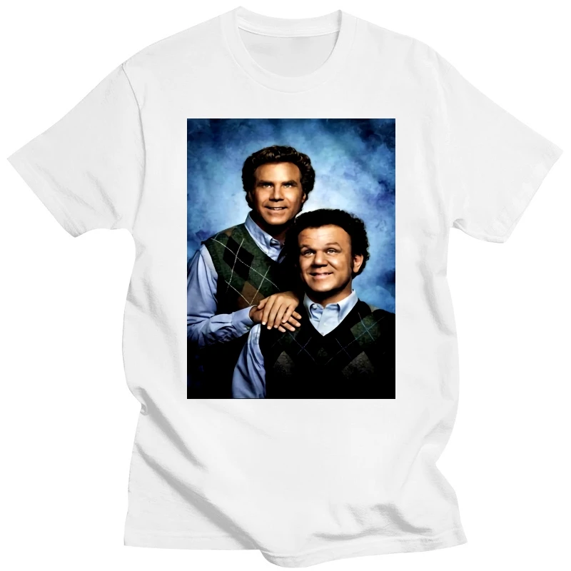 Camisetas en línea de algodón con cuello redondo, camisas de manga corta, cartel de Step Brothers, camiseta negra para hombre, nuevas tallas S a 3Xl para hombre FNUKRDHN