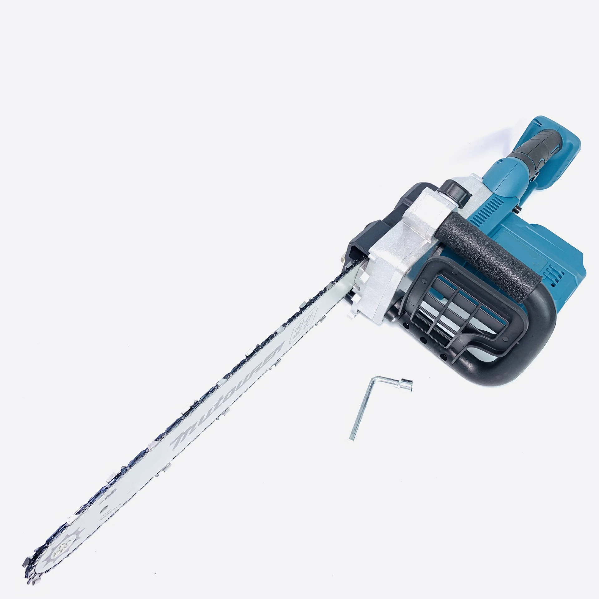 

16-дюймовая бесщеточная аккумуляторная бензопила с двумя батареями, электрическая цепная пила с масленкой