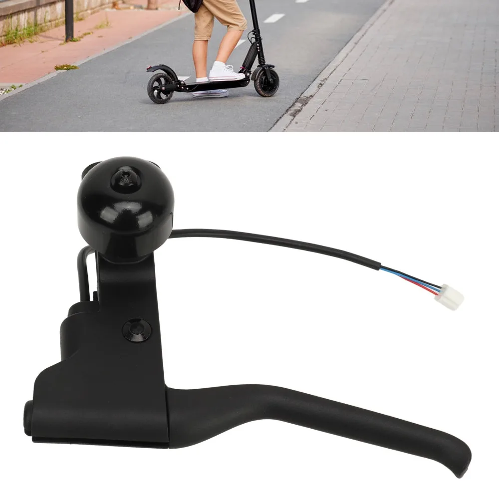 

With Bell Electric Scooter Brake Lever Nonslip Black Brake Handle Brake Levers for Xiaomi Mi Electric Scooter 4 Pro