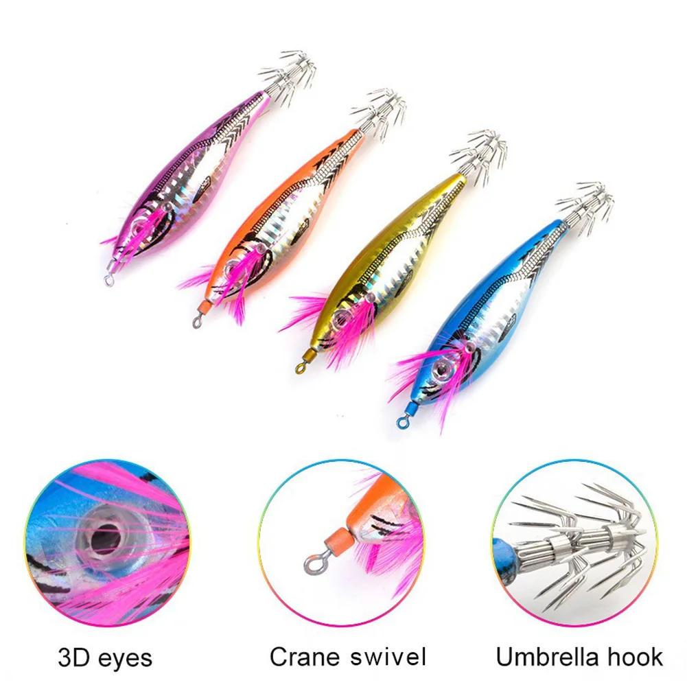 

Round-Bellied Simulation Wood Shrimp Bait (7cm/11.5g) - Cloth-Covered Hard Fishing Lure With Squid Needle Hooks High Quality