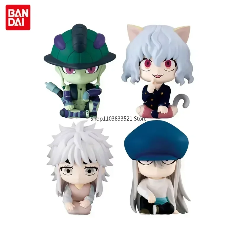 BANDAI-ألعاب هنتر غاشابون الأصلية للأطفال ، طائرة ورقية Meruem ، Neferpitou ، Shou Tsu series 3 شخصيات الحركة ، هدايا الديكور