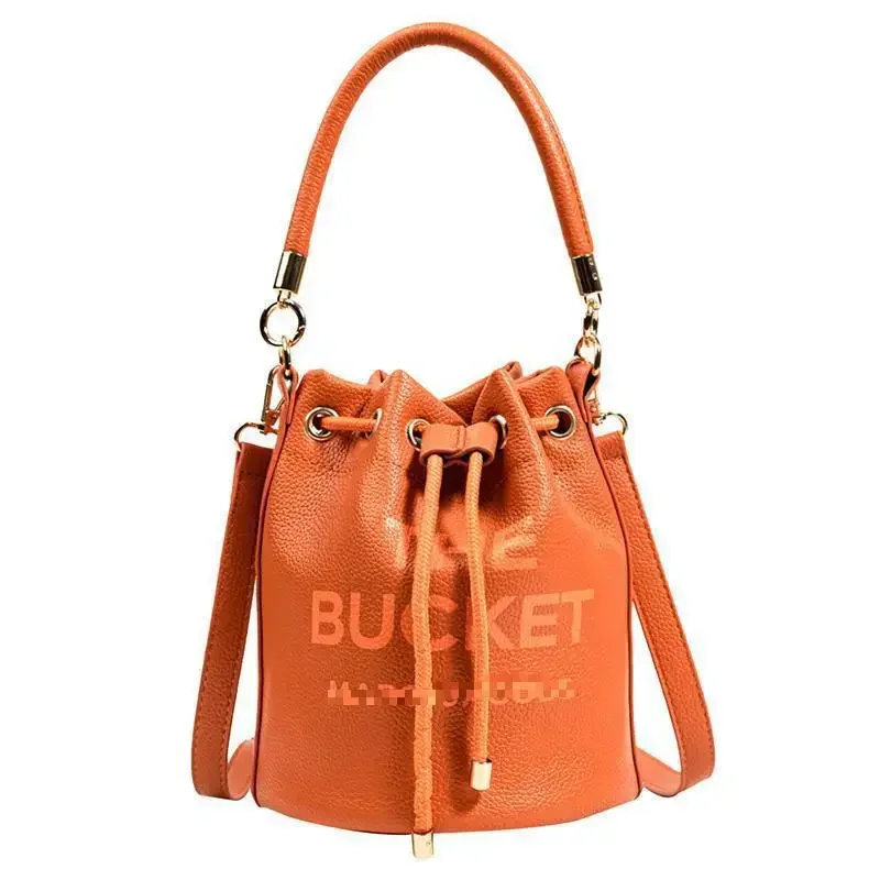 Trendy Bucket Bag Fashion Casual Popular Handheld Letter Shoulder   Luxury Coach Women Handbags Side Bag for Ladies