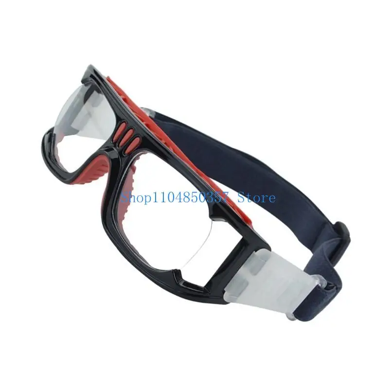5asd نظارات رياضية واقية نظارات السلامة نظارات السلامة حزام قابل للتعديل لكرة السلة كرة القدم الرياضة عدسة قابلة للاستبدال
