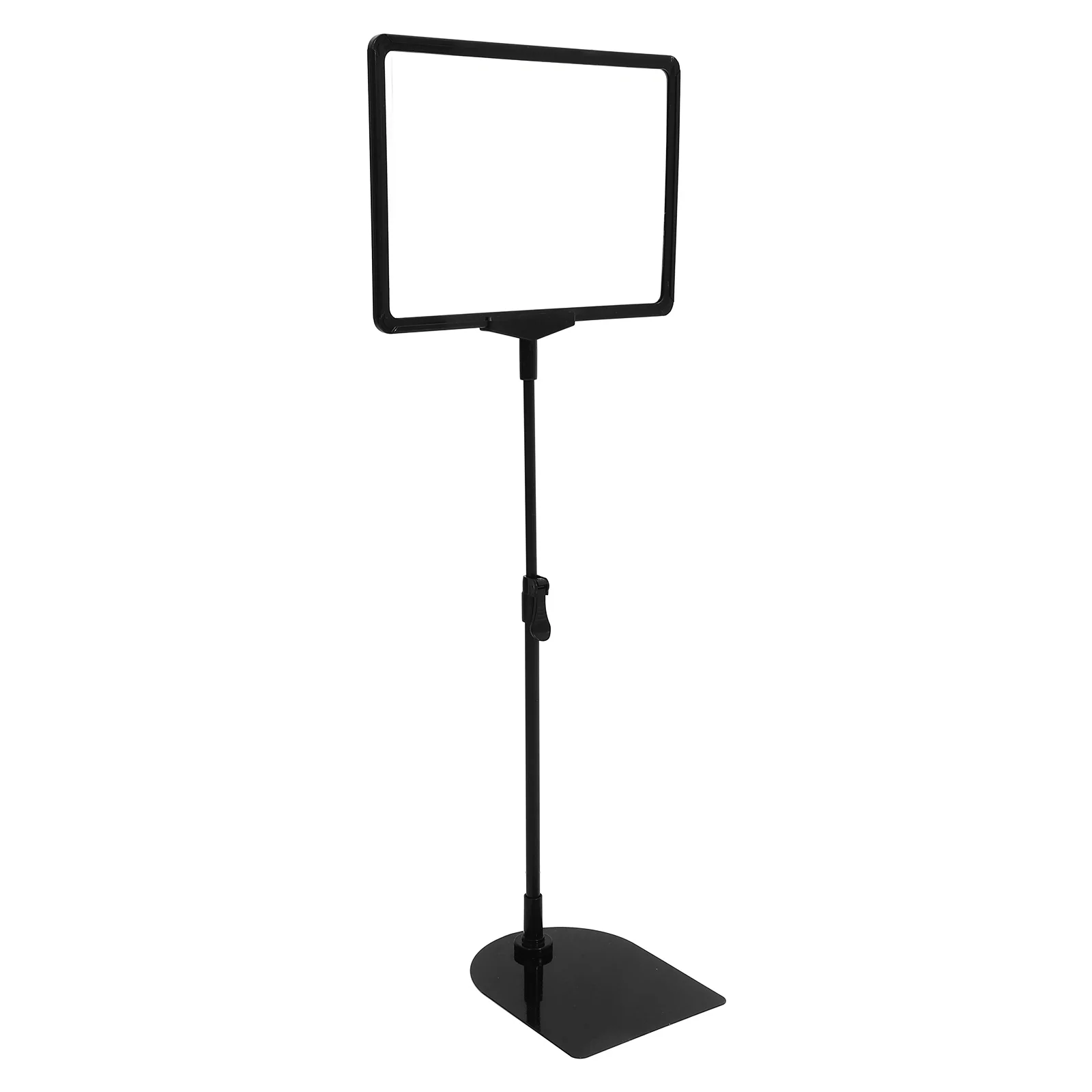 

Poster Stand Advertising Sign Adjustable Height Stainless Steel Floor Desktop Sign Holder Banner Poster Stand Banner Holder