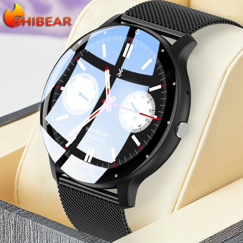 

Смарт-часы с Bluetooth для HUAWEI XIAOMI для мужчин и женщин, спортивные часы для фитнеса с полным сенсорным экраном, IP67, водонепроницаемые умные часы для мужчин + коробка