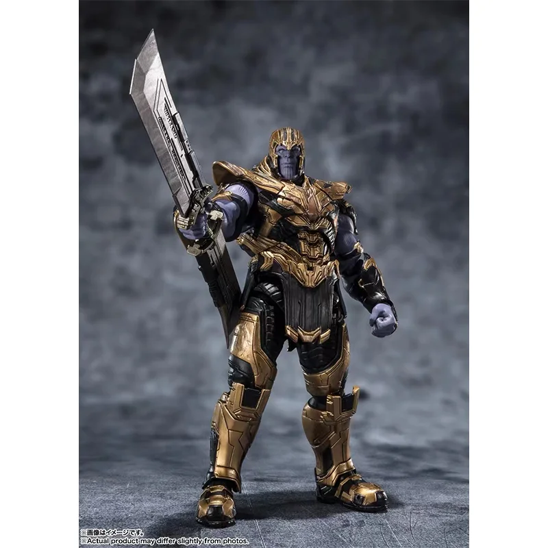 100% Original S.h.figuarts SHF Avengers Endgame Iron Man Mk85 Thanos In Stock Anime Action Collection Figures Model Toys