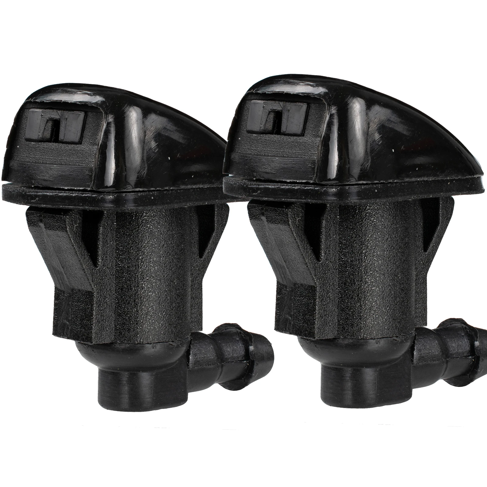 Pair Front Washer Jet Nozzle Sprayer Hood Spout Nozzles For Buick Enclave Chevrolet Traverse Malibu GMC Acadia Pontiac Vibe G6