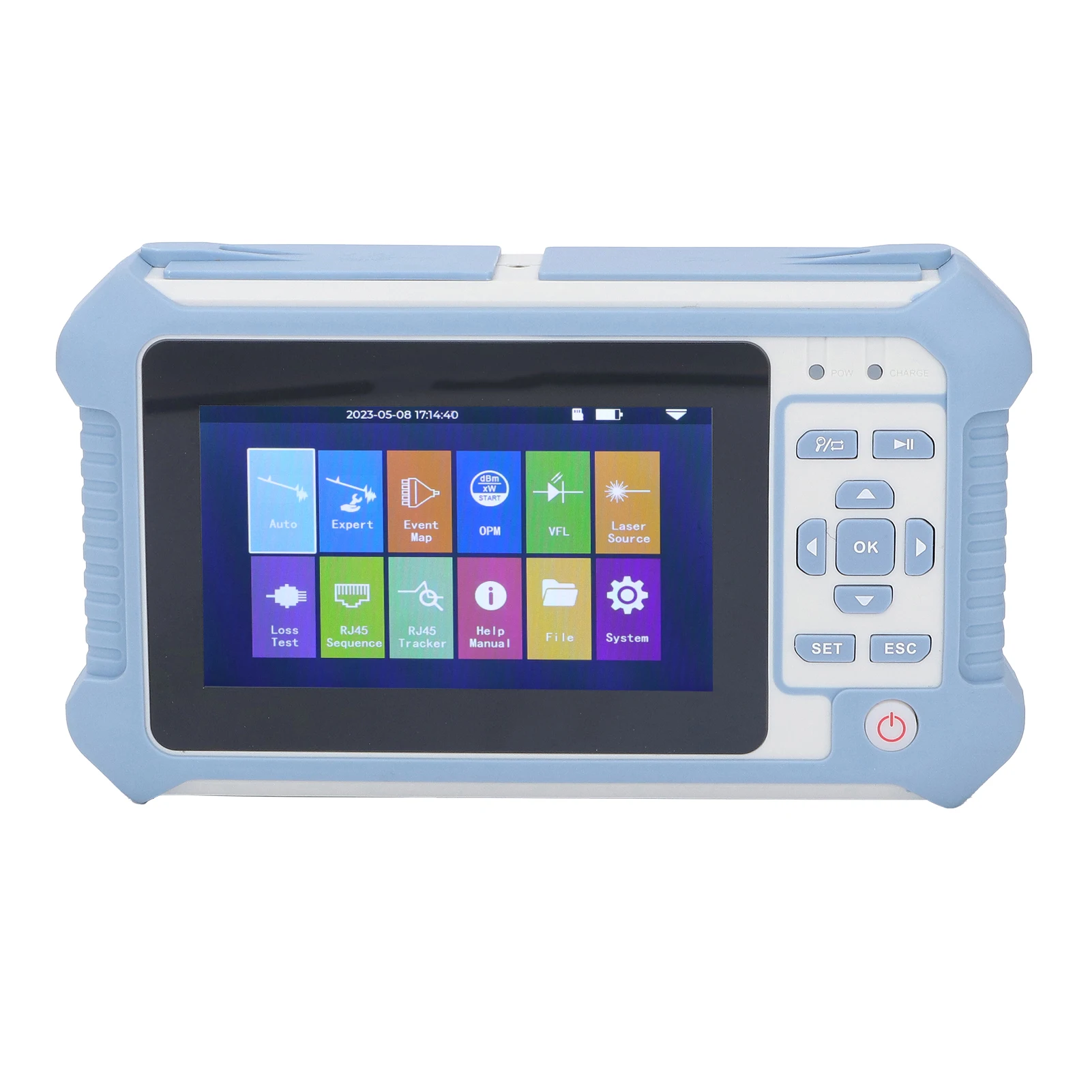 Optical Time Domain Reflectometer OTDR 9 in 1 Optical Power Meter VFL RJ45 Tester Tool Optical Time Domain Reflectometer