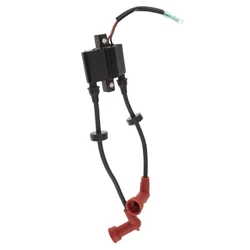 New Ignition Coil Assy for Yamaha Outboard F9.9, 13.5, 15, 20, 25HP 40HP (2 or 4 Stroke) Engines 6F5-85570-00