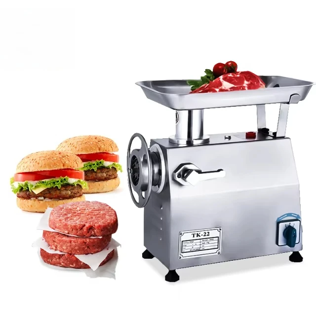 600W Commercial Electric Meat Mincer Stainless Steel 70Kg/h Capacity Efficient for Restaurant Use Low Price