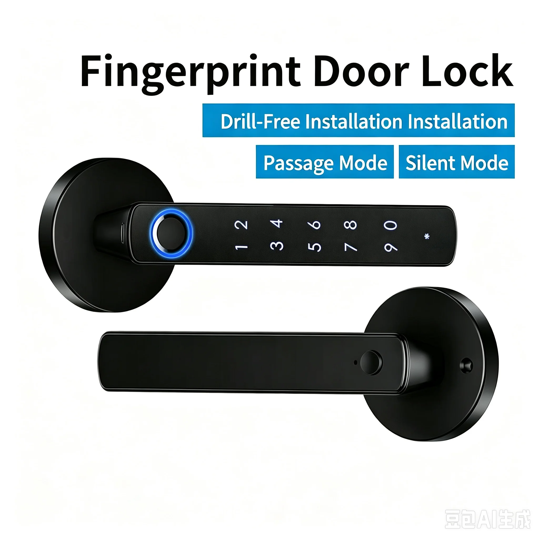poignee-de-porte-intelligente-avec-serrure-a-empreintes-digitales-ttlock-bluetooth-carte-ic-nfc-mot-de-passe-serrure-electronique-pour-porte-interieure-en-bois