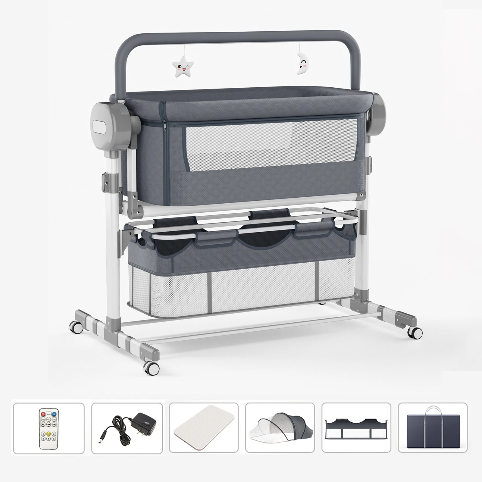 Cama de bebé, cama nido para bebé recién nacido, cuna para bebé, cama adaptable, nido para bebé recién nacido, cunas multifuncionales para bebé