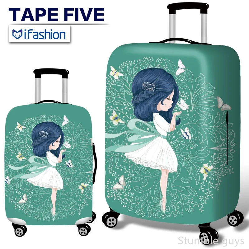 

Защитный эластичный чехол для багажа: защита от пыли и царапин, растягивающийся чехол для чемодана, полезный аксессуар для путешествий, подходит для поездок на автомобиле