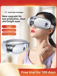 Eye Massage Instrument Vibration Double Wrap-around Airbag Pressure Hot Compress Massager Bluetooth Music Relax Eye Care