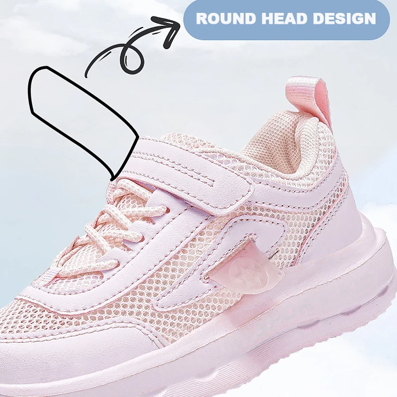 Kids Girls Sneakers Running Tennis Shoes Lightweight Breathable Sports Athletic Children Outdoor Mesh for Boys Student Shoes