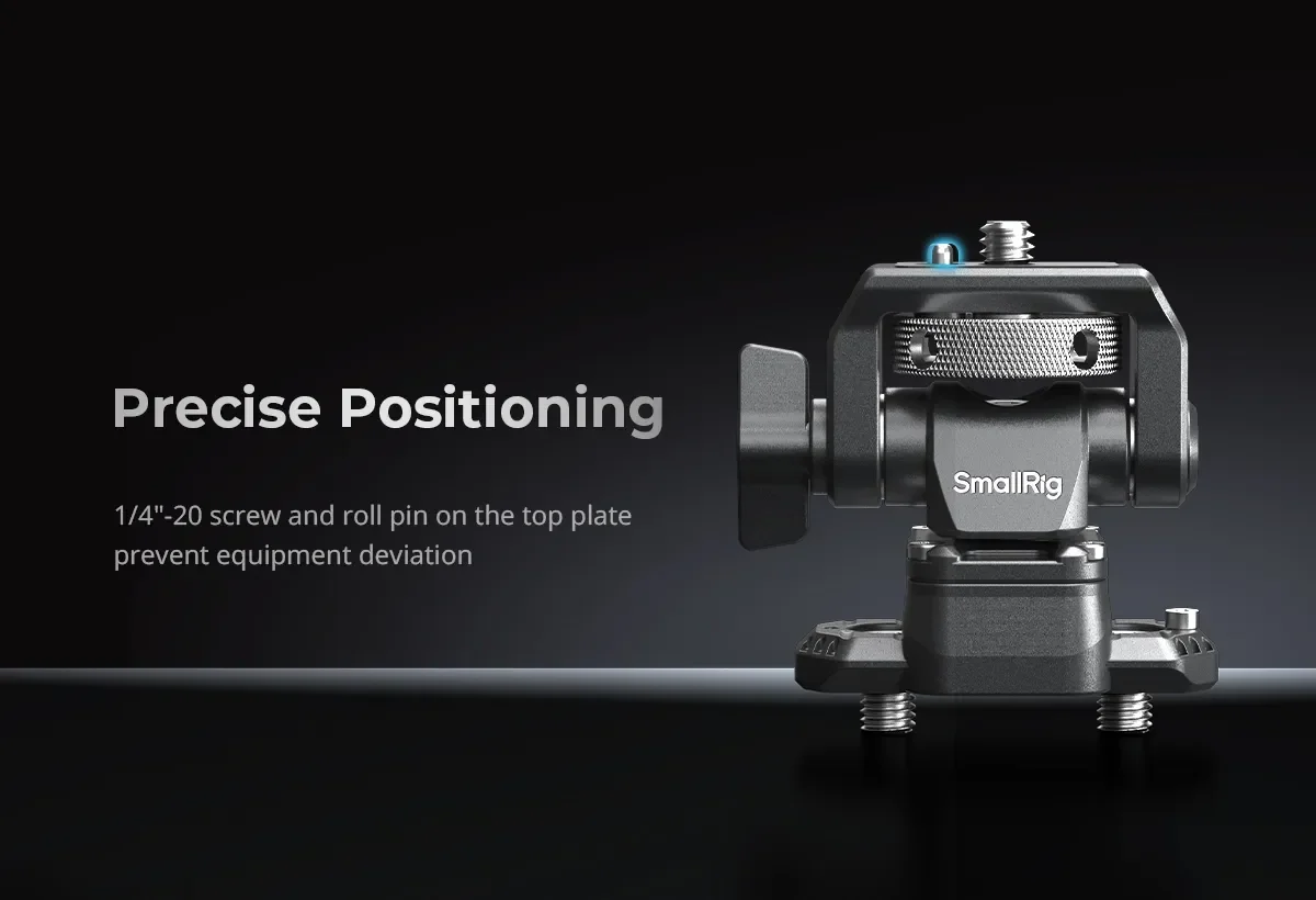 SmallRig HawkLock H21 Quick Release Monitor Support with NATO Clamp Monitor Mount with Quick Release NATO Rail,Load 2.5kg 4487