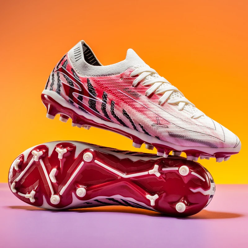 Scarpe da calcio sportive TF/FG di alta qualità, comode, traspiranti, personalizzate e alla moda