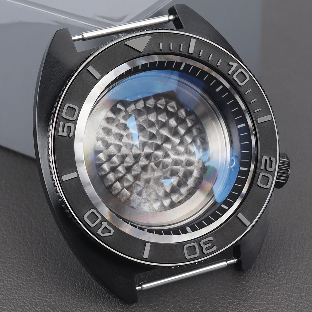 Für 41-mm-Herrenuhrengehäuse, Saphirglas, Tuna Turtle, passend für modifizierte Abalone NH34 NH35 NH36 NH38 NH70 4R36 7S Uhrwerke, 28,5-mm-Zifferblatt – Detail 3