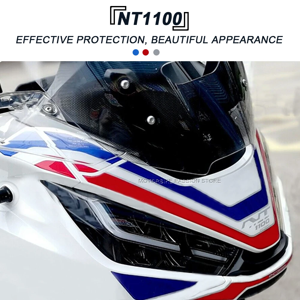 NT 1100 3D Epoxy Resin Sticker Kit decalcomanie motorcycle Accessories Protection FOR Honda NT 1100 sticker 2022-2023