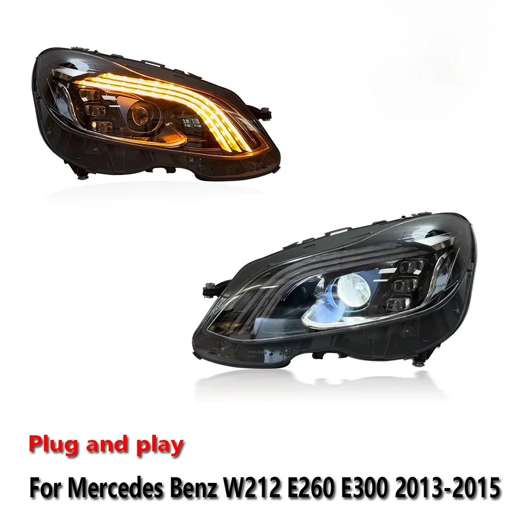 

Car LED Headlight Assemblies Lamps For Mercedes Benz 2013-2015 W212 E260 E300 DRL Brake Turn Signal Lamp Plug and Play
