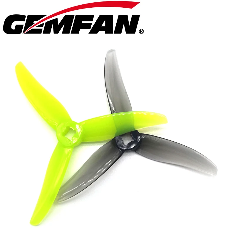 6/10Pairs Gemfan Hurricane 3525 3.5X2.5X3 3-Blade PC Propeller M5&T-Mount for FPV Freestyle 3.5inch Toothpick Drones