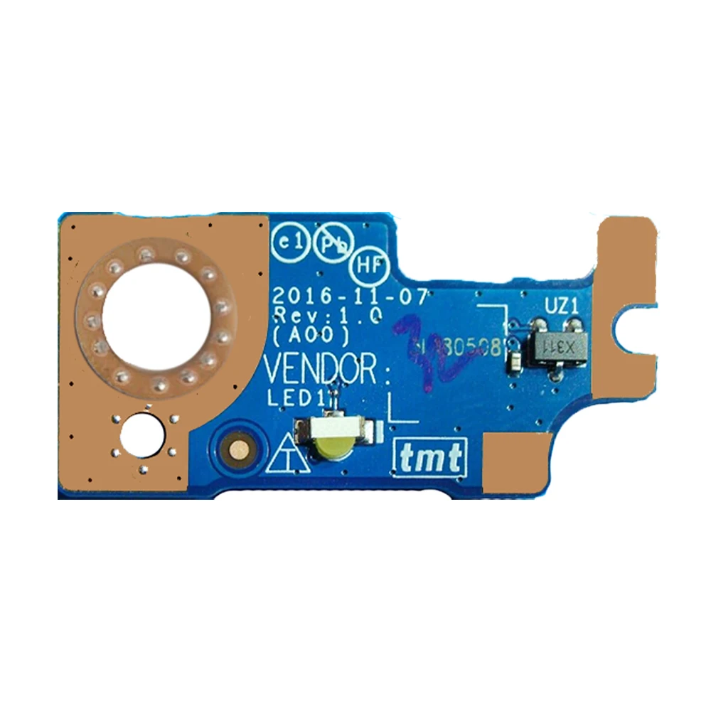 Placa led original para dell latitude 5480, com cabo cha01, ls-e081p, fw84h, 0fw84h