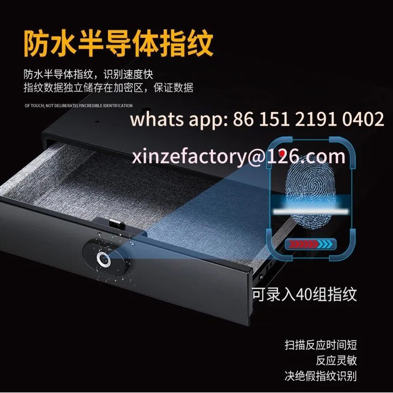 تخصيص الشتاء الذكية أعلى بصمة خزانة بأدراج مكتب منزلي صغير صغير مخفي انتعاش درج بلوتوث