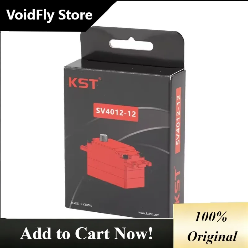 VoidFly 1pcs new KST SV4012-12 SHV 4 pole Brushless Low Profile Servo 42.0Kgf.cm 0.10sec For RC Cars Fixed Wings Robotics