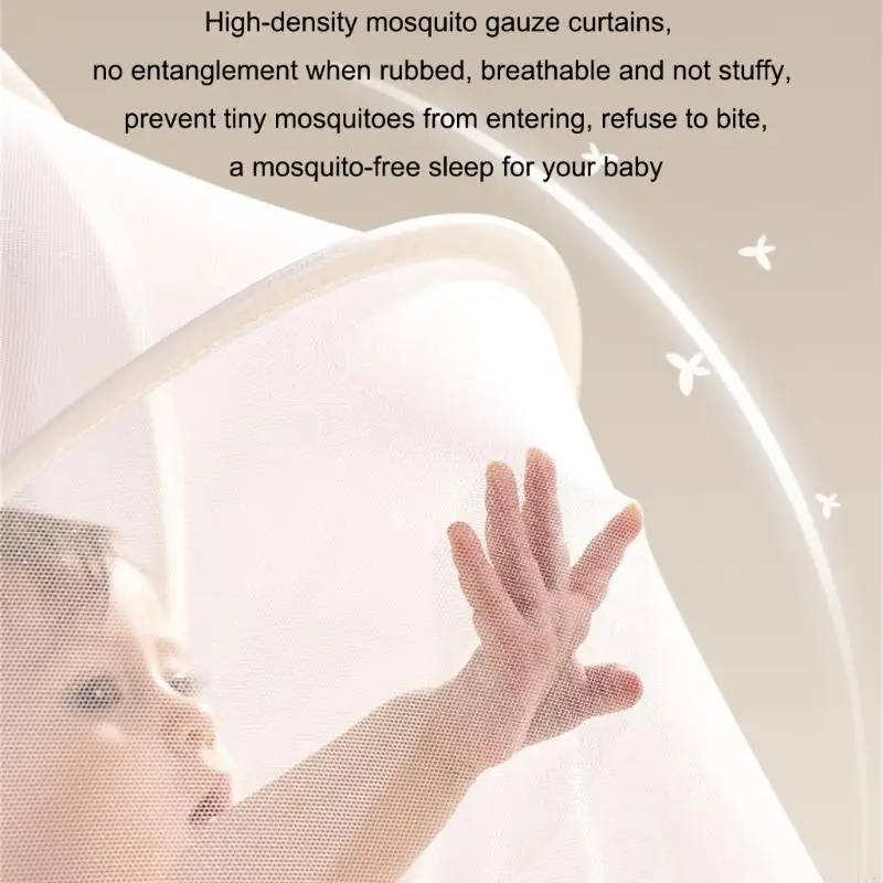 F19f draagbaar babybed vlieg netten gaas zonneschad