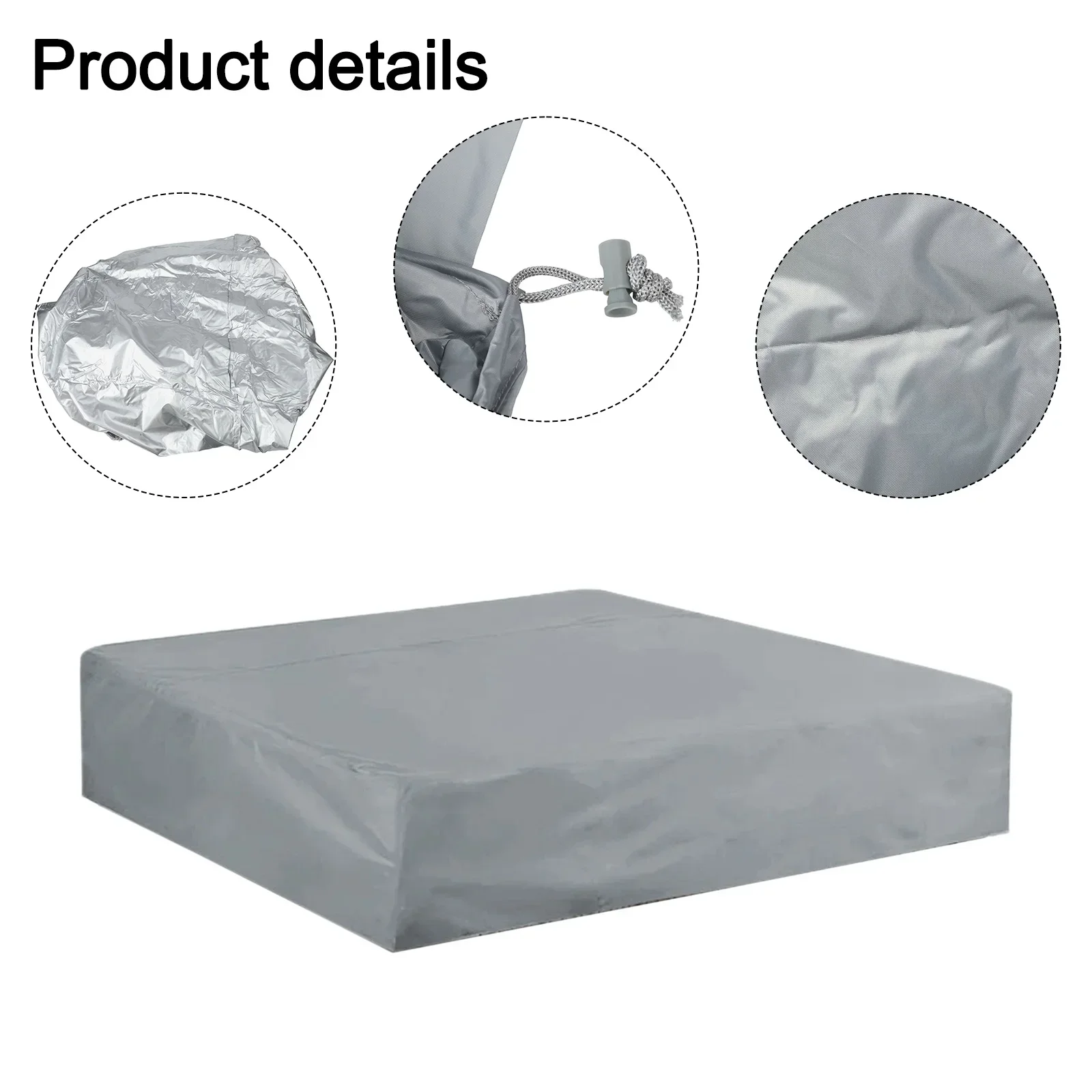 Outdoor Use Protection Against Rain 220*220*30cm Spa Cover Outdoor Protection Protective Shield Versatile Size