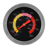 Instant Read Oven Thermometer for Kitchen Home Baking Household Cooking Temp Gauge 0-400℃ BBQ Smoker Grill Thermometer