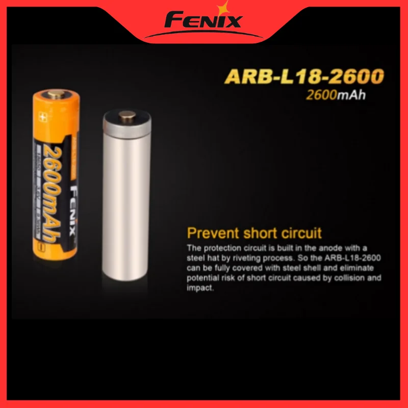 Akumulator litowo-jonowy Fenix ARB-L18-2600 3,6 V 2600 mAh 18650