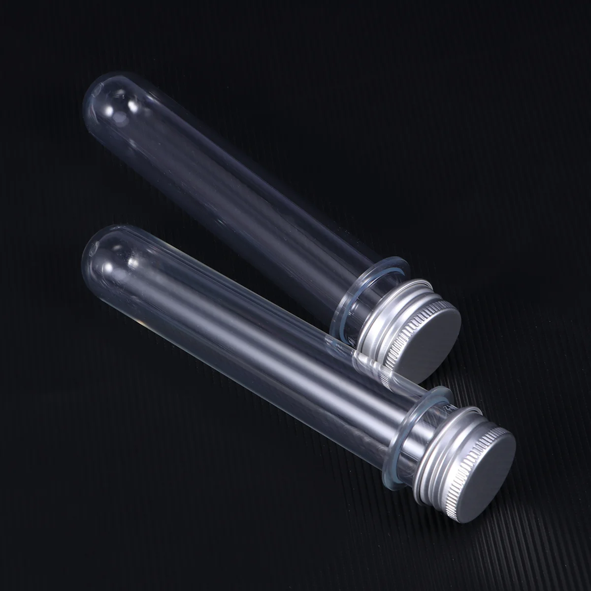 12 Pcs Long Service Life Test Tubes Reusable with Caps Lids Glass Bottle Vial Ergonomic Design Impeccable Craftsmanship