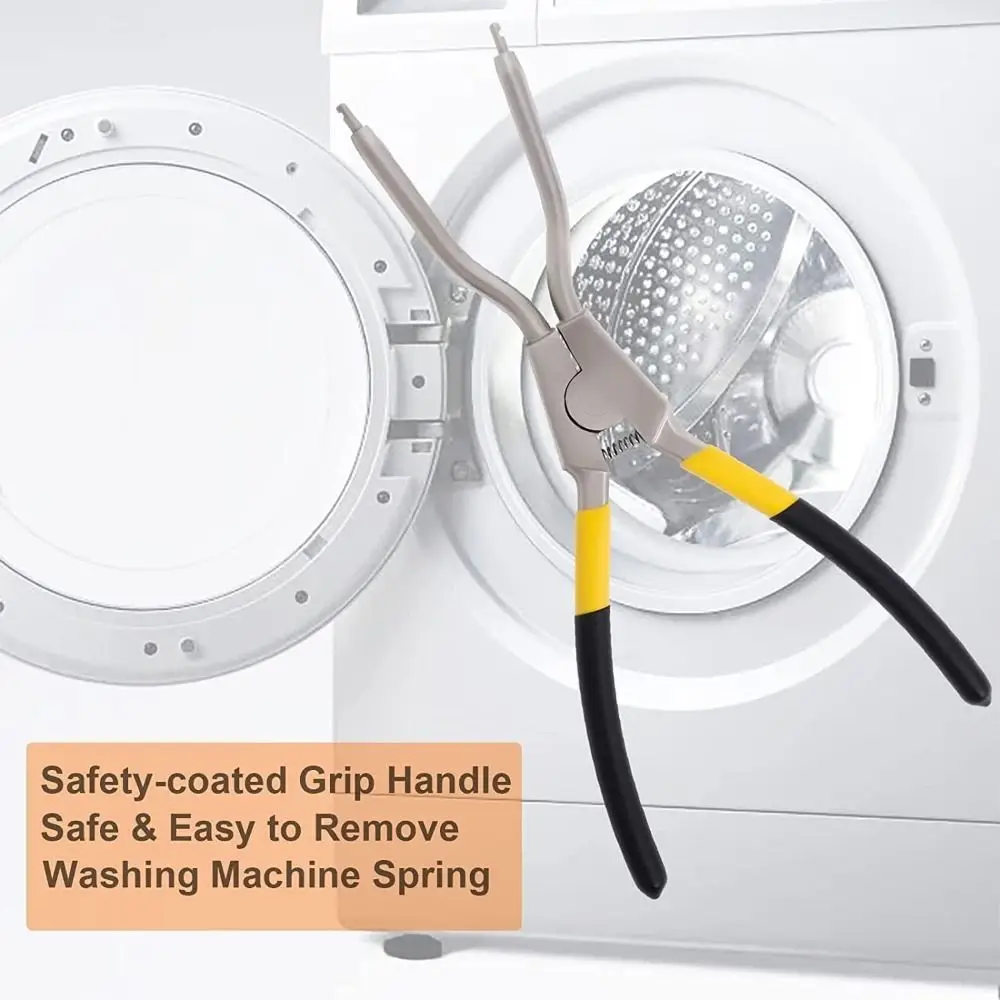 Upgrade Design Washer Spring Expansion Pliers Rust-proof Carbon Steel Washer Door Seal Clamp Anti-corrosion Light Weight