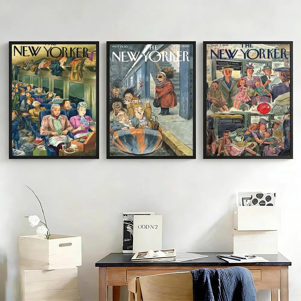 Poster Bedroom Home Decor Art Poster Perfect Gift for Family and Friends T-The New Yorker Magazine