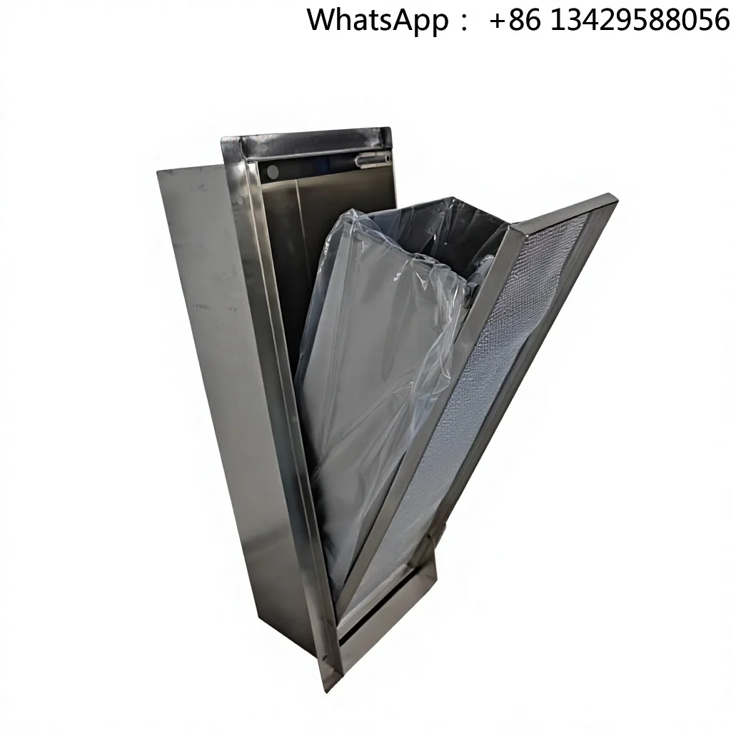 Recessed Decoration Waste Paper Bin Wall Niche Concealed Rimless Tileable Refuse Bin 3US304 Trash Can Niche for Bathroom