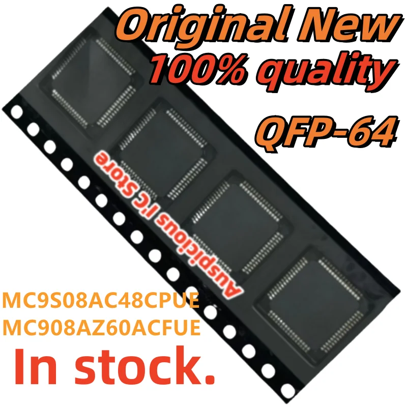 

(2-10PCS) MC9S08AC48CPUE MC9S08AC48 CPUE MC908AZ60ACFUE 3K85K QFP64