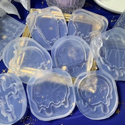 Cute & creepy, transformable melting series, coffins, bombs, little ghosts, resin molds, transparent silicone molds.