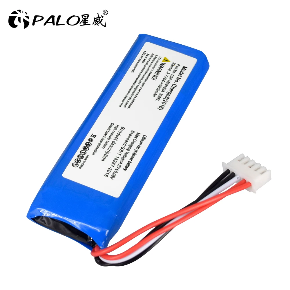 PALO 3.7V 3000mAh Battery  gsp872693 01 Rechargeable Battery Pack for JBL Speaker Flip 4, Flip 4 Special Edition