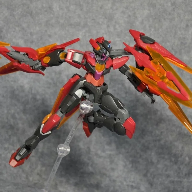 00Qan HG 1/144 Oreja de Gato Ver Opciones de Color Rosa Azul Negro Kit de modelo de ensamblaje Mecha Figuras de acción Anime Niños Juguetes Coleccionables