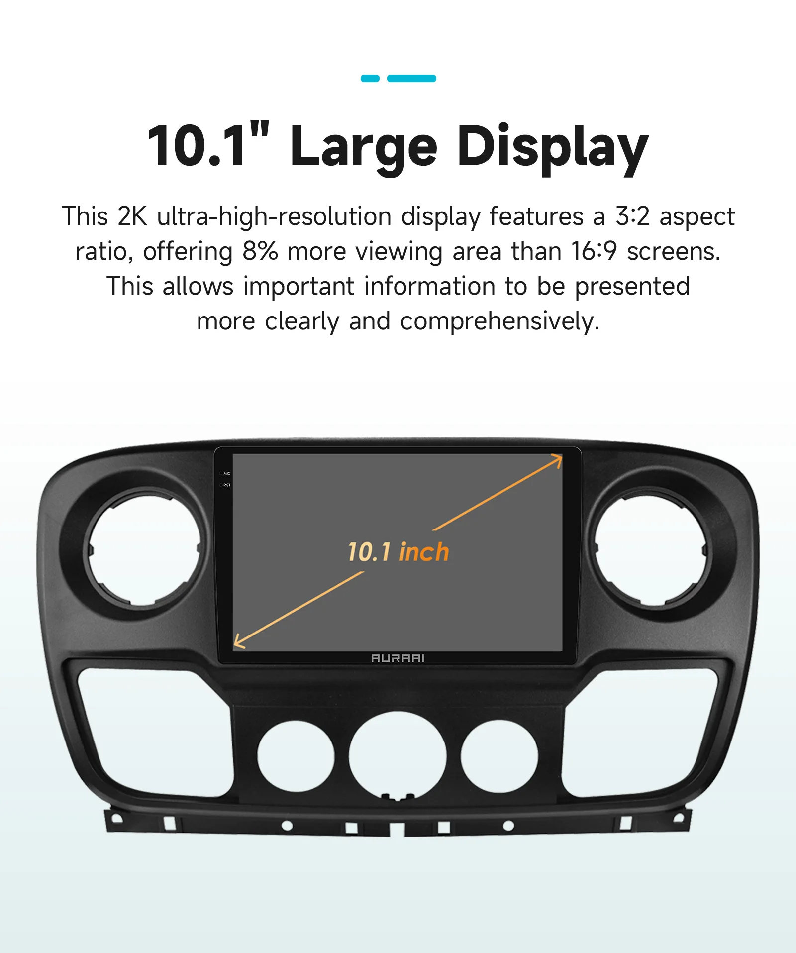 Hizpo 13,1'' Autoradio für Nissan NV400 2010 - 2019 für Opel Movano für Renault Master III 3 2011 - 2021 Carplay Android Auto – Detail 36