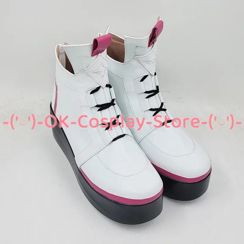 Watarai Hibari Cosplay Schoenen Hot Vtuber Cosplay Laarzen Pu Lederen Schoenen Halloween Carnaval Prop Op Maat Gemaakt