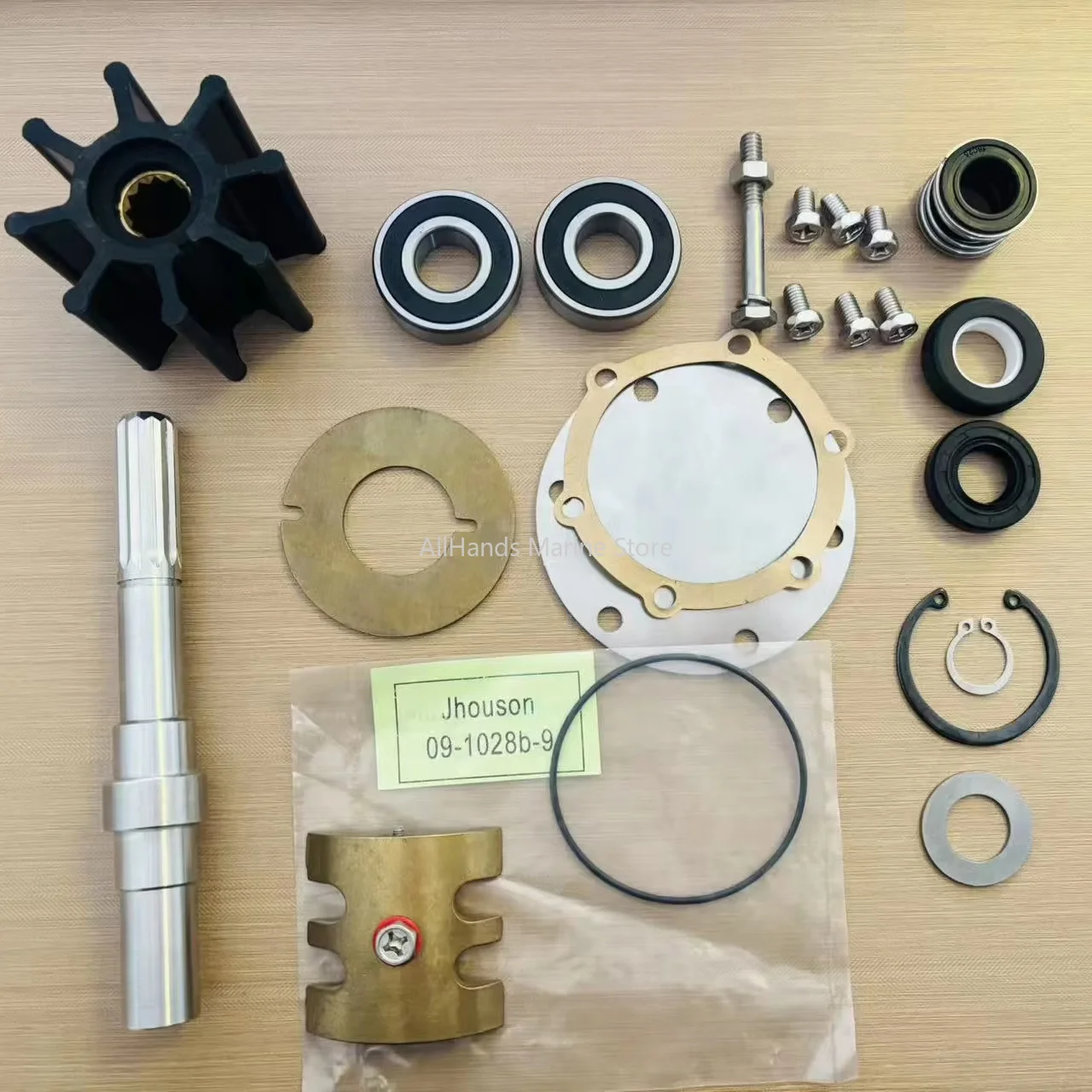 

Repair Kit JSK0142 JMP Marine Engine Cooling Seawater Pump Major Service Kit JPR-CT3054 Caterpillar 4255411, 425-5411