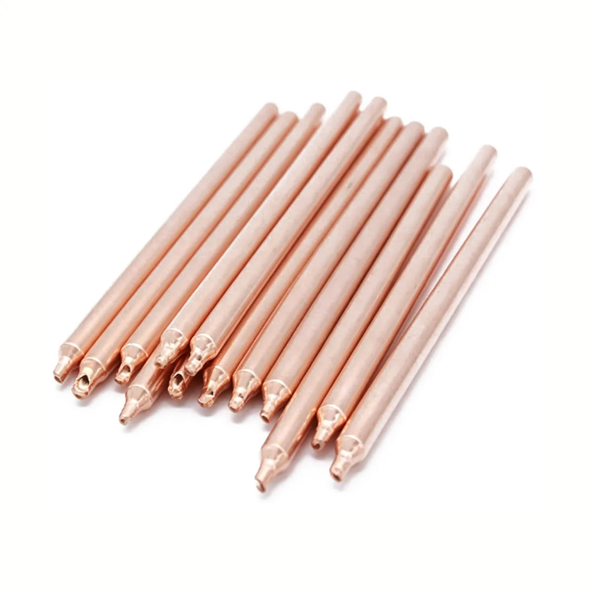 High Power Heat Conduction Tubes, 10mm Diameter Red Copper Cooling Rods, Multi-spec Sintered Heat Pipes, Mold Sintered Tubes