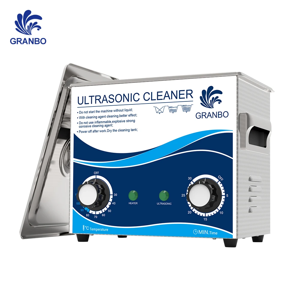 

Granbo 3L Ultrasonic Cleaner High Frequency 40KHz Mechanical Heater Timer Control Stability Performance Cleaning Appliance