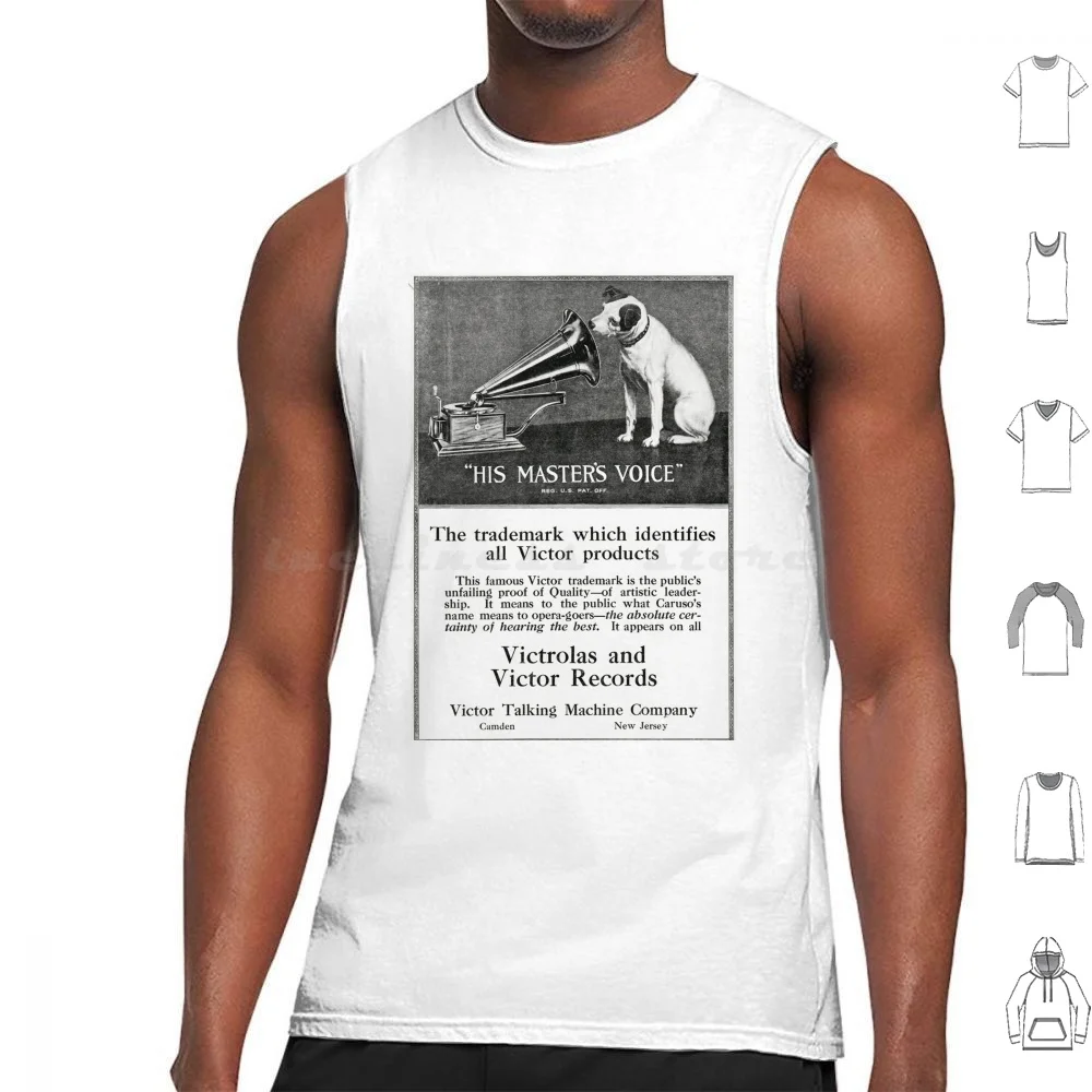 His Master’S Voice Music Record Tank Tops Vest Sleeveless His Master S Voice Music Record His Masters Voice Hmv Record Label