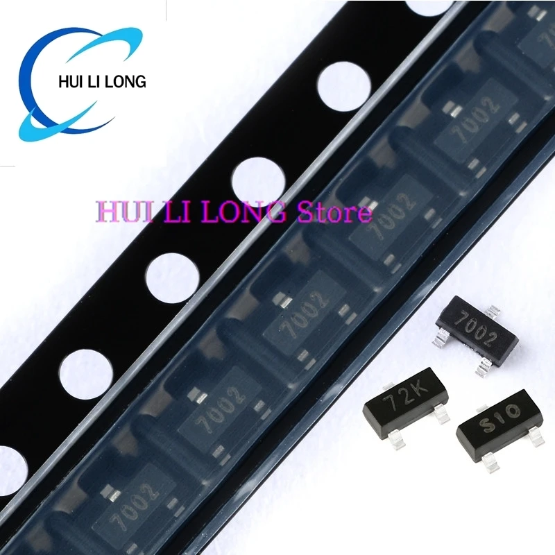 CJ2310 2N7002K 2N7002 BSS138 CJ3400 CJ3402 CJ2306 CJ2304 CJ2312 CJ2302 CJ3134K SOT-23 N-channel SMD MOSFET 50pcs
